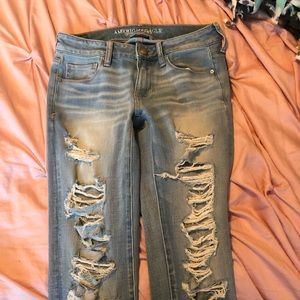 American Eagle super stretch jeans